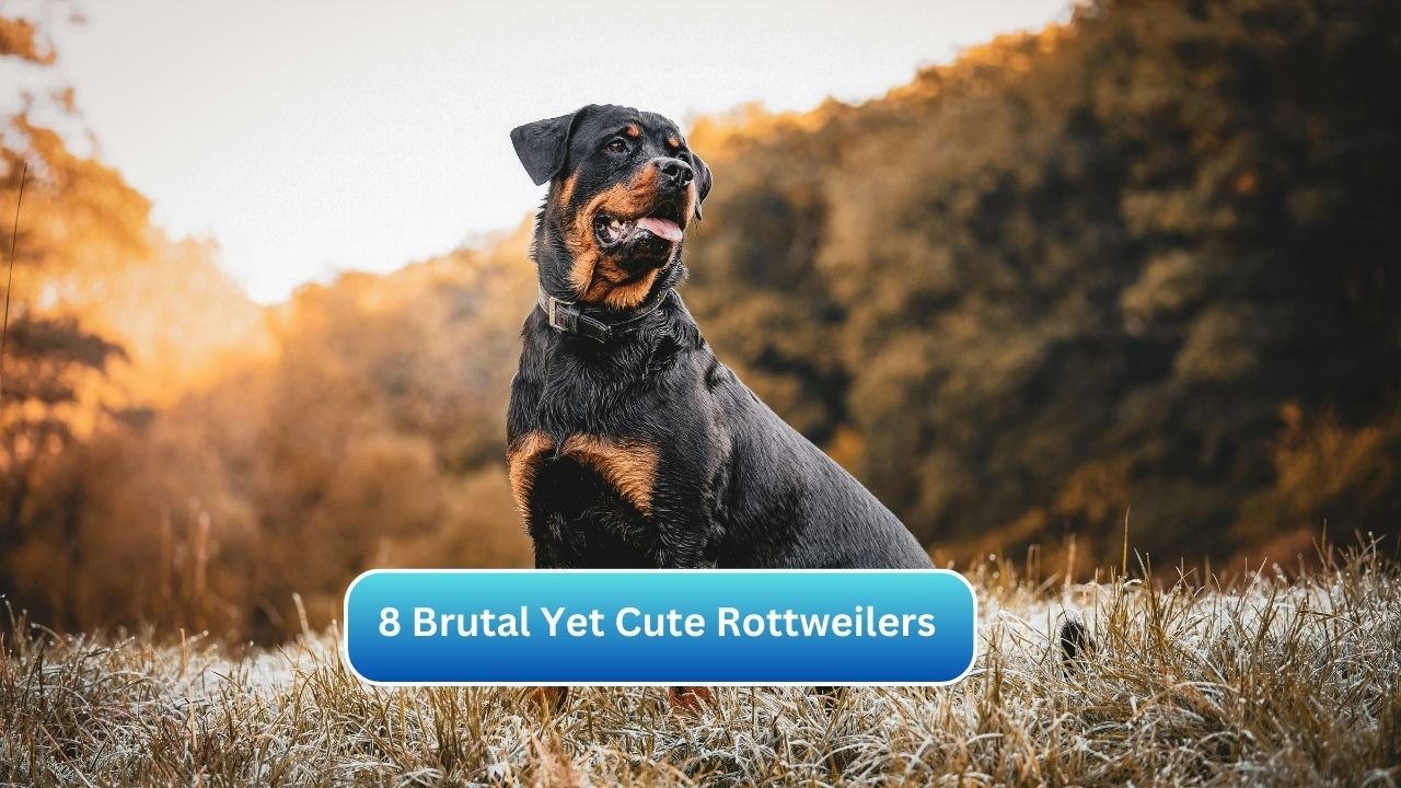 8 Brutal Yet Cute Rottweilers